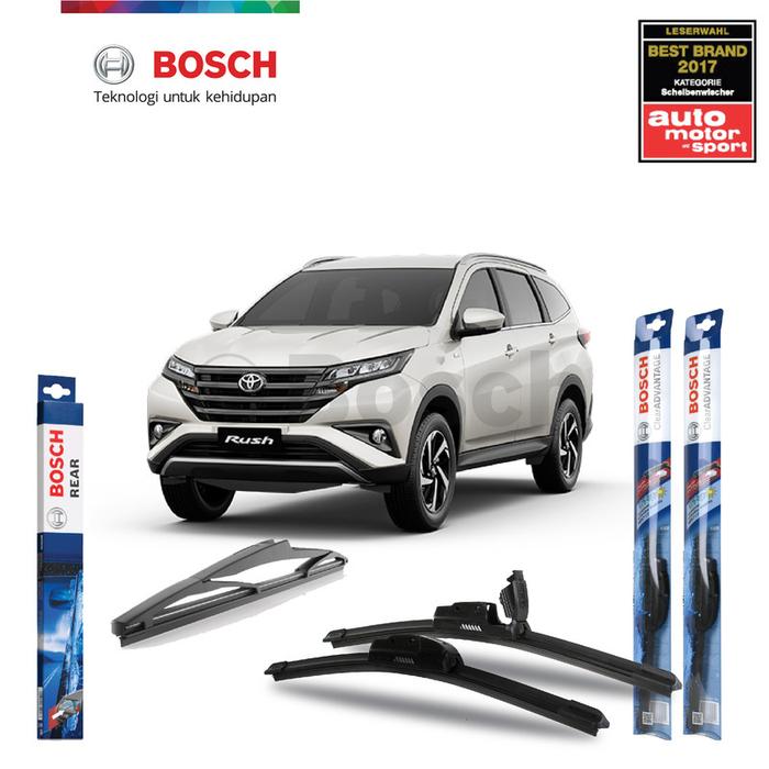 Wiper Toyota All New Rush Front Rear Frameless Bosch Giá 809,000 Đồng*Miễn phí vận chuyển