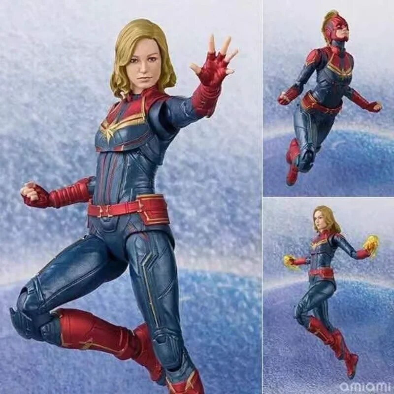 Marvel Avengers Joint Movable Animation Toy Hand Model Puppet Captain Surprise Spot Decoration Car Birthday Gift Fast Delivery