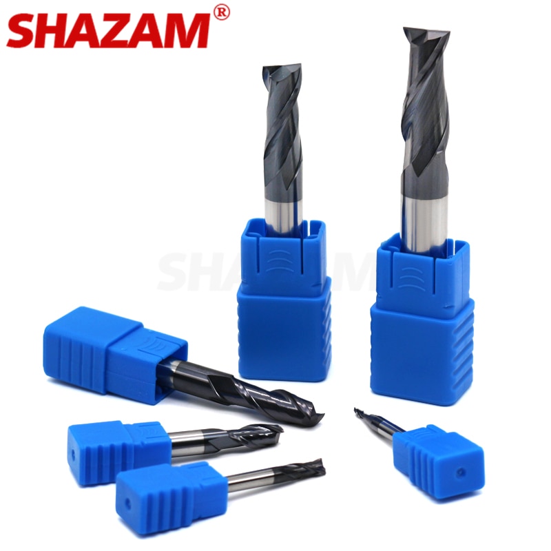 Milling Cutter Alloy Coating Tungsten Steel Cnc Maching 2 Blade Endmills Wholesale Top Milling Cutter Kit Milling Machine Tools