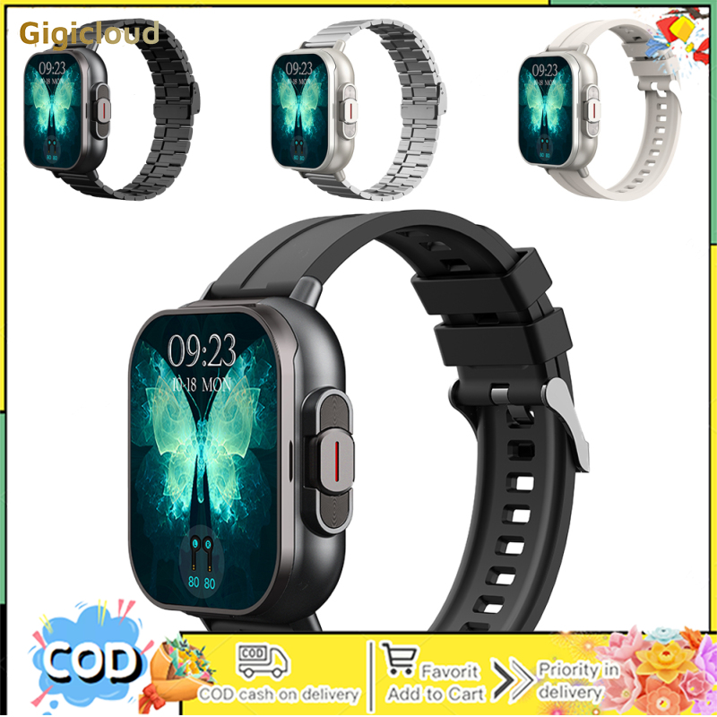 D8 Smart Watch With Earbuds Fitness Tracker Sports Recorder Heart Rate Blood Pressure Blood Oxygen Monitor With 2” Touchscreen Payment Function ราคา 1,105 บาท*ส่งฟรี