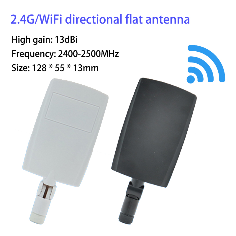 2.4G WiFi High Gain Amplifier Long Range Directional Flat Antenna 13dBi Mobile Phone Signal Booster SMA for Router Modem