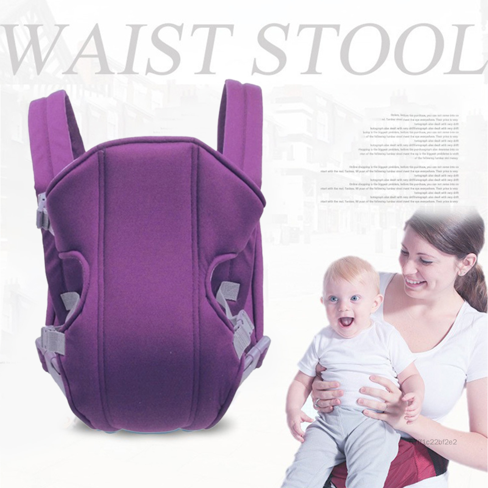 Soft Infant Newborn Baby Carrier Expandable Baby Infant Front and Back Carry Suitable for Baby Toddler Infant TF-Ard-VN - 2