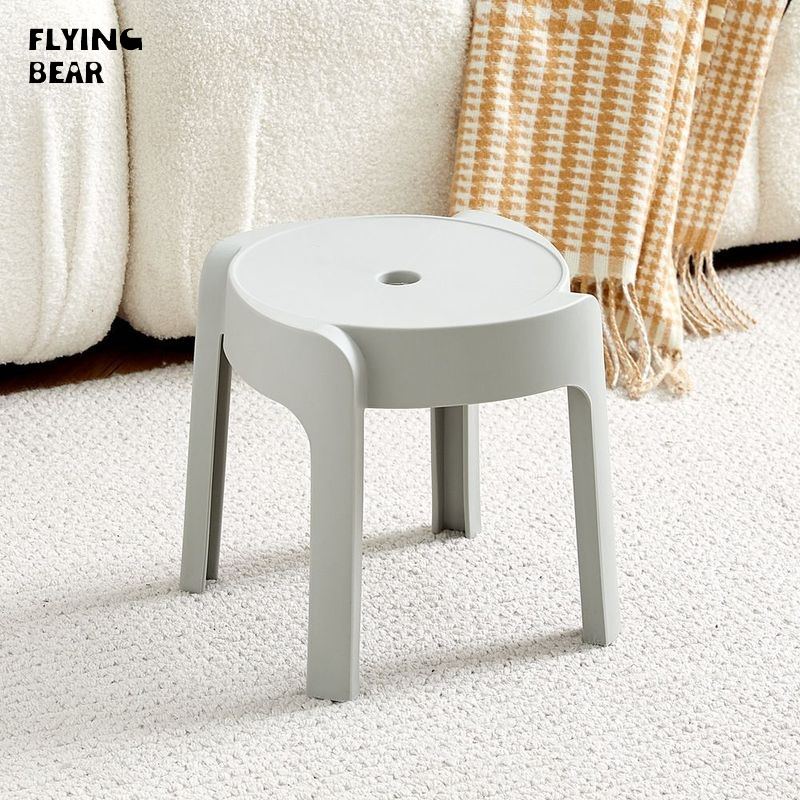 Bay gấu Stackable dày ghế đẩu nhựa để sử dụng nhà, bền và nhẹ