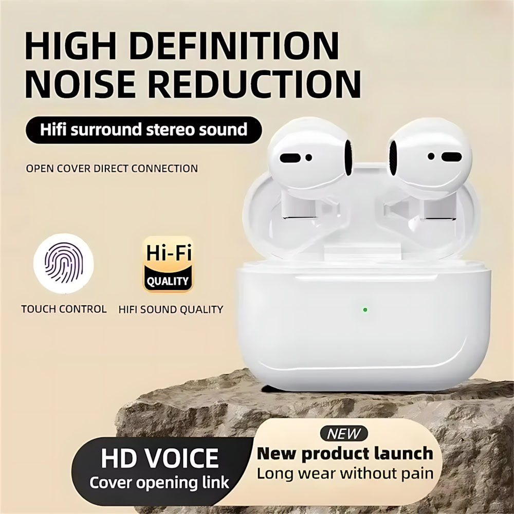 Pro 5S Bluetooth Earphone Stereo Wireless Headphone In-Ear HiFi Earbud HandsFree Headset Mic Noise Reduction Mini Sport Earplugs ราคา 112 บาท*ส่งฟรี
