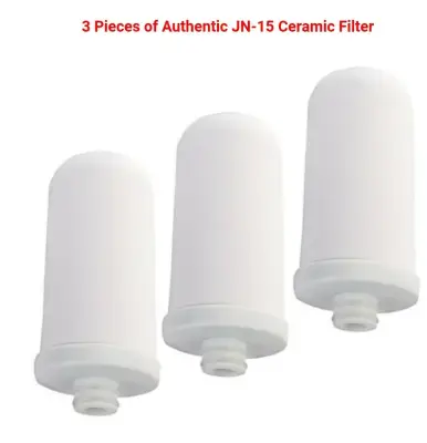 Authentic JN-15 Ceramic Filter Refill only. Water Purifier Tap Filter Ceramic Filter (3 Pieces)