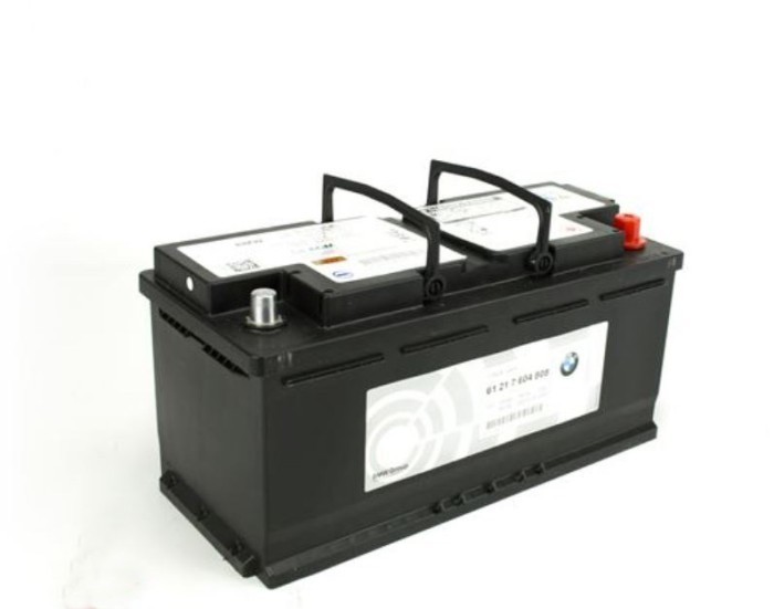 BMW F02 G12 7 SERIES ACCU BATTERY AGM 105AH AKI 61217604808 Harga 15,126,000 rupiah*Gratis Ongkir
