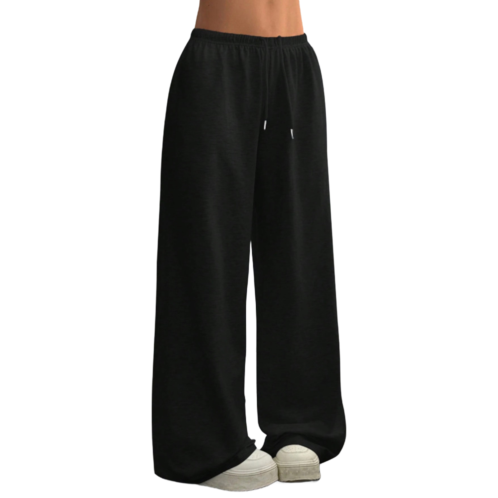 UHH High Waisted Sweatpants Women Sweatpants Women’s High Waisted Wide Leg Sweatpants Elastic Waistband with Drawstring Soft Breathable Stretchy Jogging Pants Casual Workout Activewear for Comfort