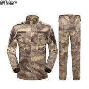 High Quality Camouflage Tactical Suit - Camouflage Army Comber Clothing Set for Hunting Fishing - Bdu Uniform Set for Military Army Police