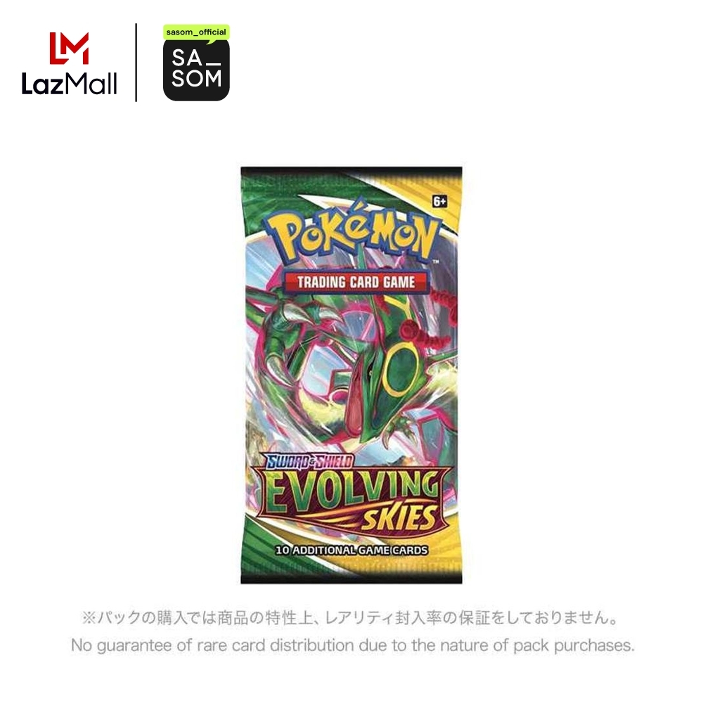 Pokemon Card Game [EN Ver.] Sword & Shield Evolving Skies Booster Display Pack ของแท้ ตรวจสอบโดย SASOM ราคา 4,550 บาท*ส่งฟรี