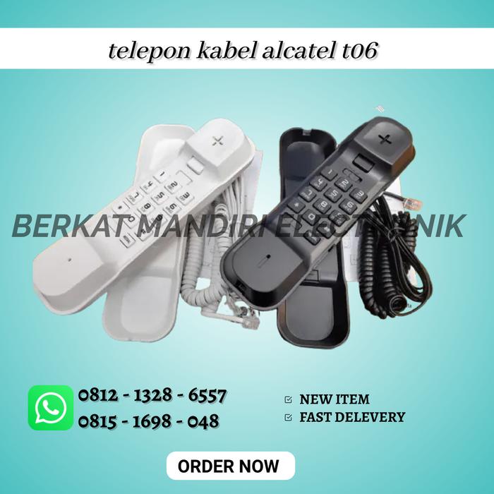 ALCATEL T06 ULTRA SLIM TELEPON RUMAH SINGLE LINE ANALOG TELEPHONE - Elvoir Store Harga  251,000 Ringgit*Penghantaran Percuma