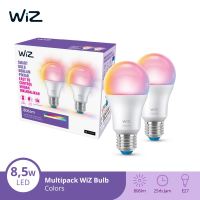 WiZ Lampu LED Smart Multipack 85W WiFi Smart Bulb RGB Warna - Lampu Tidur