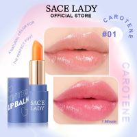 Son Dưỡng Môi SACE LADY  Thay đổi Dưỡng ẩm Nhiệt độ Son Môi Siêu Dính 3.5g