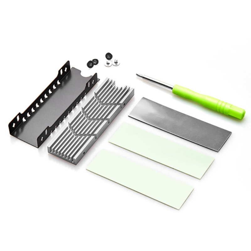 M.2Pro 2280 NVMe Heatsink M.2Pro SSD Heatsink Thermal Pad Aluminum Heat Dissipation Band Thermal Pad