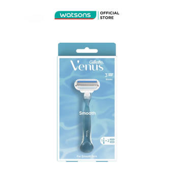 Dao Cạo Gillette Venus Smoooth (1 Cán Dao+ 2 Đầu Dao Cạo)
