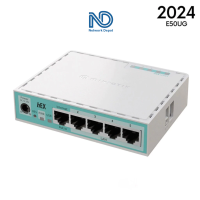 MikroTik hEX ″E50UG″ (2024 Version) – Upgraded 512MB RAM Dualcore ARM CPU (5) Gigabit Ports | hEX Refresh 2024 - E50UG