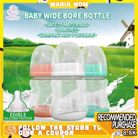 Baby Feeding Bottle - Wide Neck Milk Bottle (Brand: N/A)