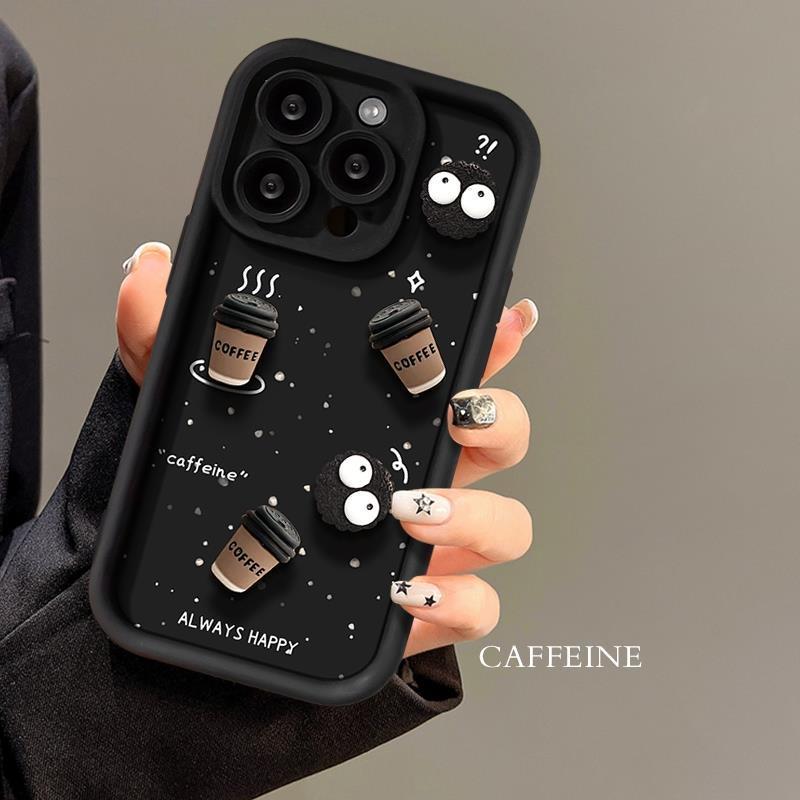 Phù Hợp Ốp Điện Thoại Họa Tiết Cà Phê Cho iphone 11 12 pro max x xr xs max se 7 plus 8 plus 13 pro max 14 pro max