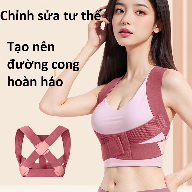 Đai định hình cột sống, cải thiện và chống gù, chống vẹo cột sống, khòm lưng, đai hỗ trợ nâng vòng 1 dành cho phụ nữ
