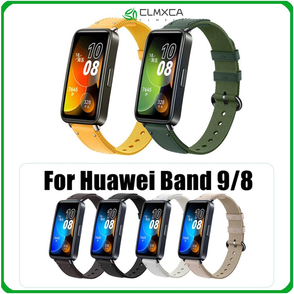 CLMXCA Dệt ni lông Dây đeo đồng hồ Thay thế Khóa Vòng đeo tay Thoáng khí Cho Huawei Band 9/8
