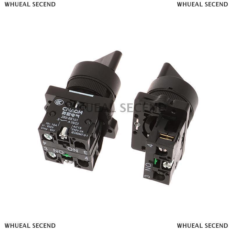 WHUEAL 1 mảnh 2 3 vị trí 1no1nc 1NO 2NO chốt tự khóa tạm thời Selector ROTARY push button chuyển XB2-ED21 XB2-ED25 XB2-ED33