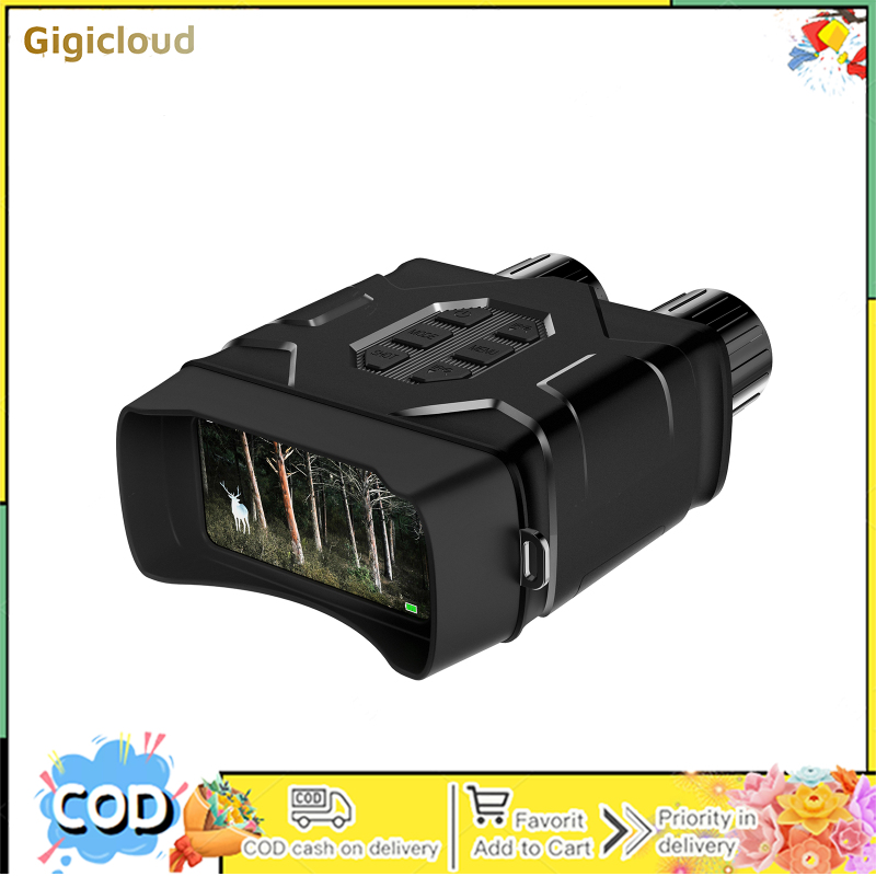 กล้องถ่ายรูป กล้องดิจิตอลมิลเลอร์เลส และอุปกรณ์ถ่ายภาพ Gigicloud N016 WIFI Night Vision Goggles 5K ความละเอียดสูงพิเศษ 10X ซูมดิจิตอล 500M Full Dark อินฟราเรด Night Vision กล้องส่องทางไกล ราคา 9,936 บาท*ส่งฟรี