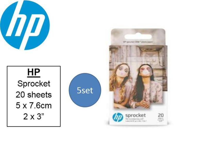 HP Original (100 sheets) SPROCKET ZINK Sticky-backed 2 x 3 Photo Paper (5 sets = 100 Sheets) Singapore