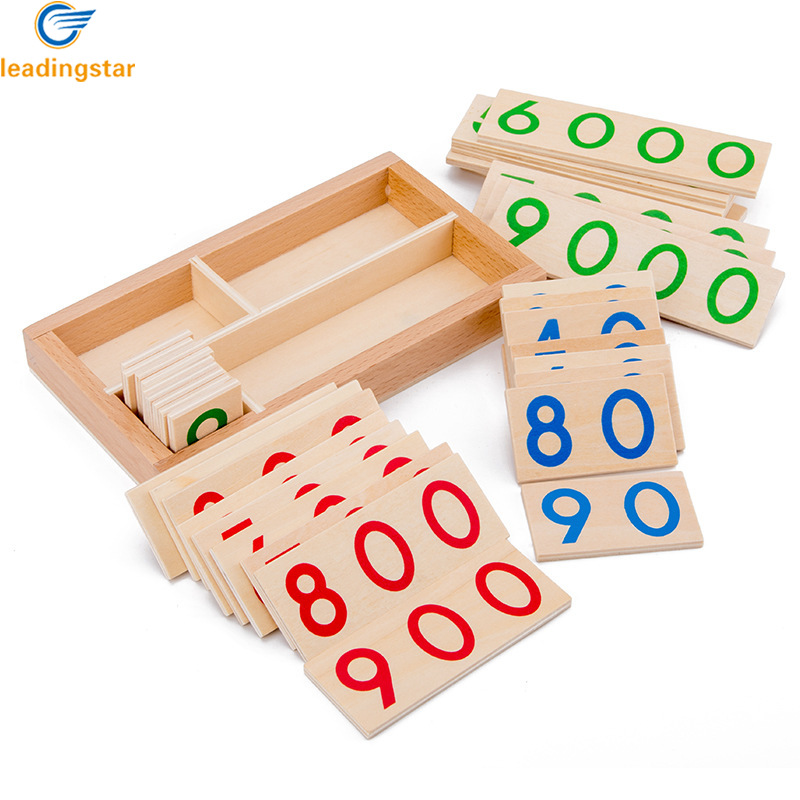 LeadingStar Fast Delivery Wooden Number Cards 1