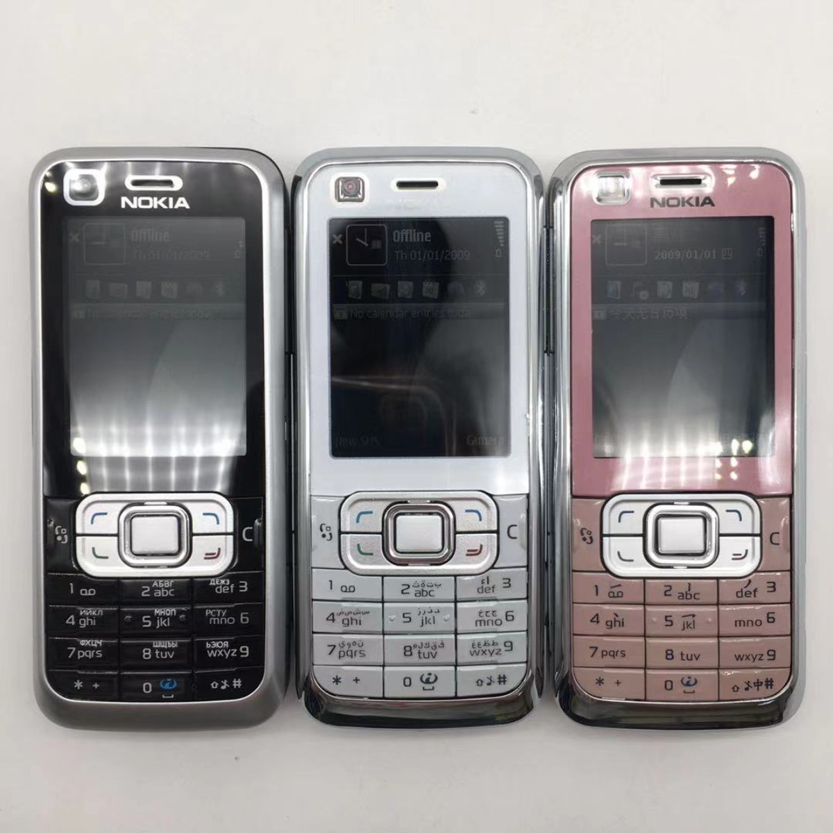 For Nokia 6120c 6120 Classic Mobile Phone Original Unlocked 3G FM 2.0'' 2MP Camera Symbian OS Bluetooth ราคา 814 บาท*ส่งฟรี