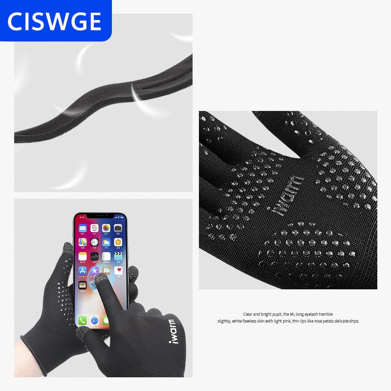 [COD] CISWGE  Mùa đông không thấm nước ấm găng tay đi xe đạp Găng tay thể thao câu cá lái xe máy trượt tuyết chống trượt ấm đi xe đạp Găng tay nam