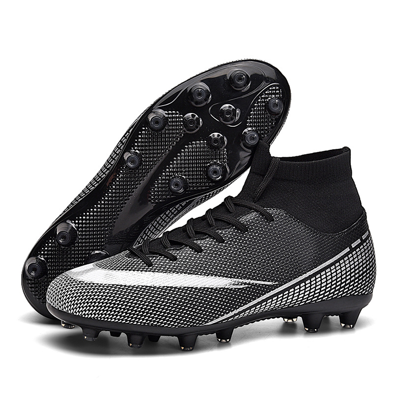 New Arrival Turf Soccer Shoes Male Wholesale Adult Plus Size Youth Training Long Nail Sneaker Female Generation Hair