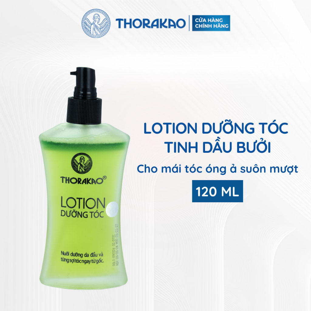 Lotion Dưỡng Tóc Thorakao Tinh Dầu Bưởi Kích Mọc Tóc Giúp Tóc Suôn Mượt 120ML