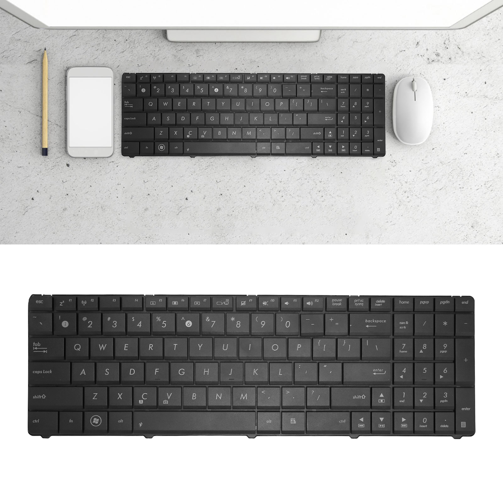 Máy tính xách tay Keycaps 102 thay thế chìa khóa bàn phím cho X53U X54X A53U X53B cho K53U K53T k73t x73b