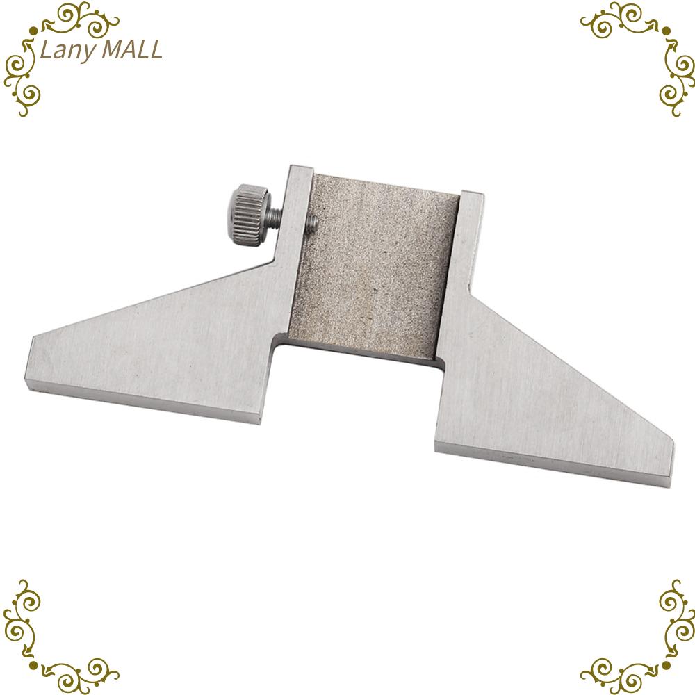 LANY MALL Thép không gỉ Đế thước đo độ sâu Thiết kế thanh T 4 inch, 6 inch, 8 inch, 12 inch Phụ kiện đo độ sâu caliper Bền bỉ Mài nguội Đế đo độ sâu thước cặp vernier để đo độ sâu và bước