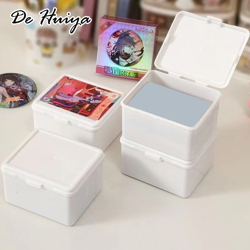 DEHUIYA ความโปร่งใสของการแข่งขันของเกาหลีใต้กล่องเก็บตาบอด photocard Card Card Storage Card contestant classification flip BOX VN ราคา 9 บาท*ส่งฟรี