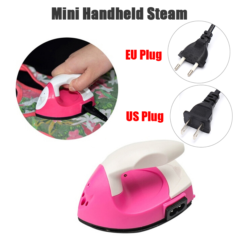 Blowing Mini Craft Iron Electric Iron Portable Handy Heat Press Diy Small  Iron For Ironing Clothes Laundry Appliances EU US UK Plug