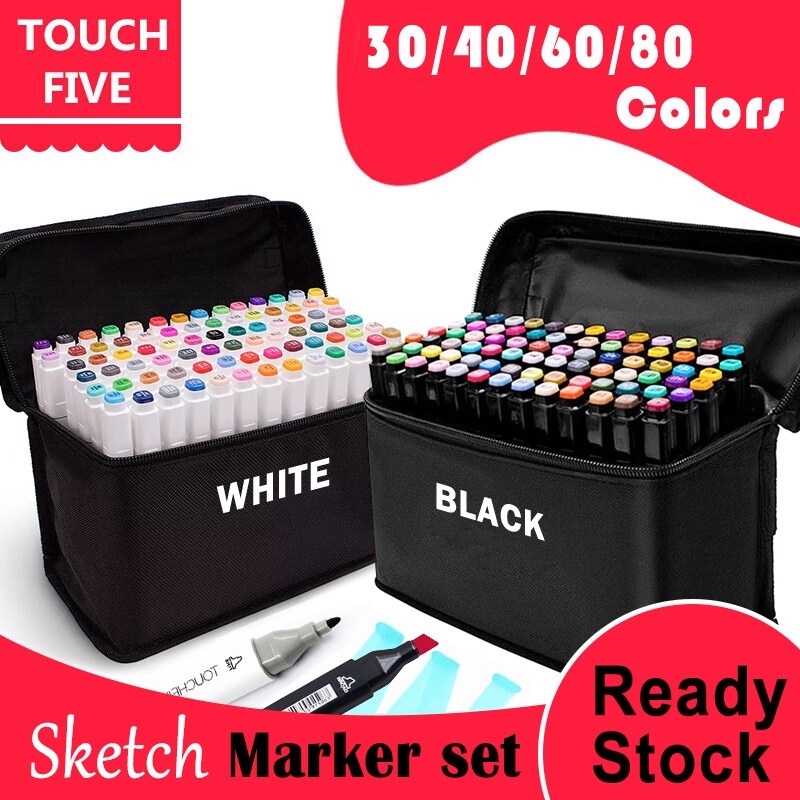 Buy Touch Markers Colour Set Twin Tip Graphic Art Set Sketch 36 48 60 80  Sets (80) Online at desertcartBolivia