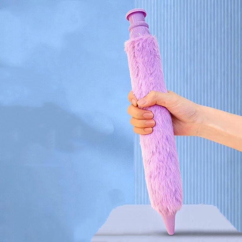 28cm Big Plush Giants Pen Personality Stationery For School Props Toys Gifts Big Giant Gel Pen Neutral Pen Writing Supplies