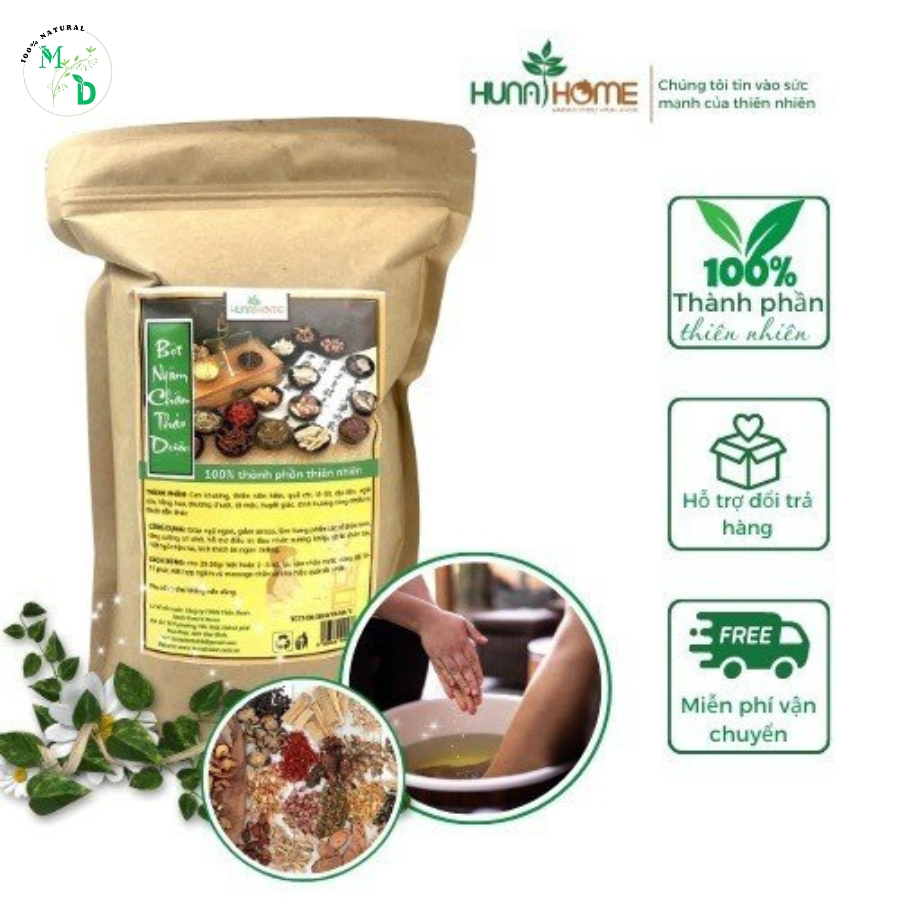 Thảo Dược Ngâm Chân, Bột Ngâm Chân Thảo Dược Giúp Ngủ Ngon, Bột Ngâm Chân Thuốc Bắc Giúp Giảm Đau Nhức, Tê bì Chân , giảm cước chân giảm mùi hôi chân Hunahome