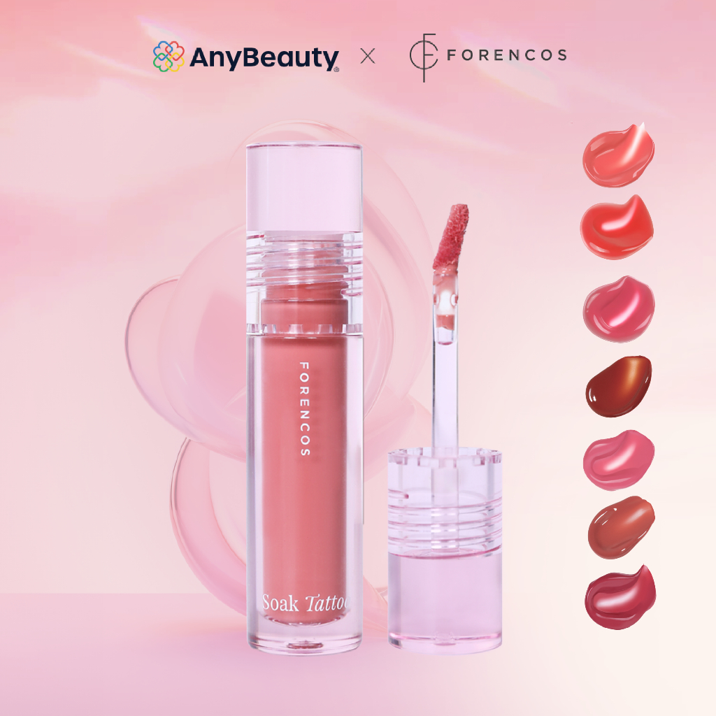 [Quà Tặng] Son tint lì lâu trôi thuần chay FORENCOS SOAK TATTOO TINT - 3.1ml