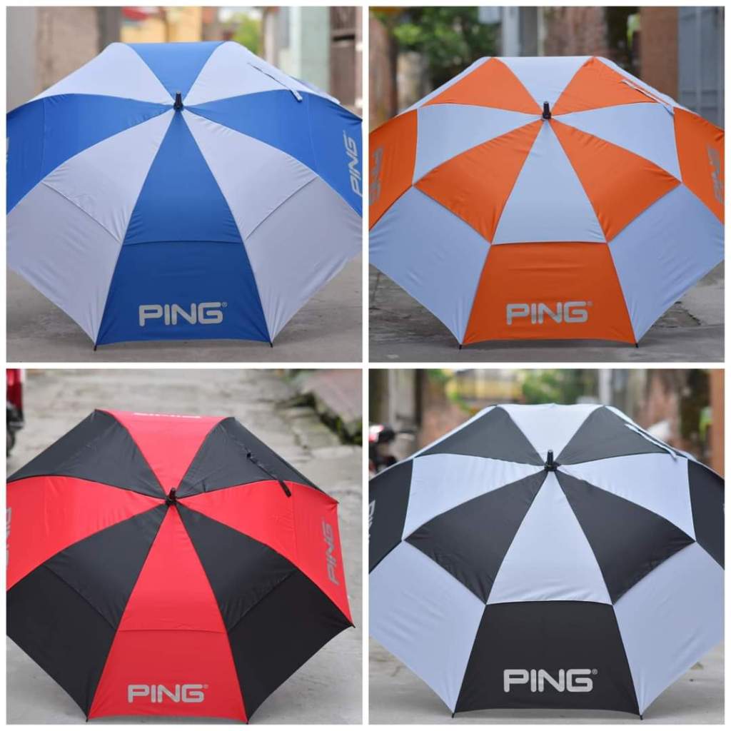 Ô Golf Ping - Ô vành nan cứng, ô 2 tầng chống lật