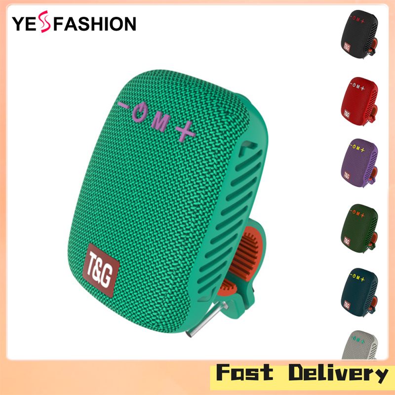 Yesfashion Store IN stock Portable Speaker Outdoor Bike Speaker IPX5 Waterproof Speaker FM Radio TF Card USB Driver Audio Player For Casual Cycling