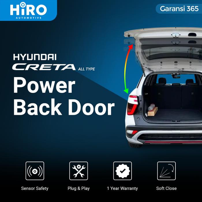 HIRO POWER BACK DOOR - HYUNDAI CRETA - PREMIUM POWER BACK DOOR - LIONEL STORE Harga 8,209,000 rupiah*Gratis Ongkir
