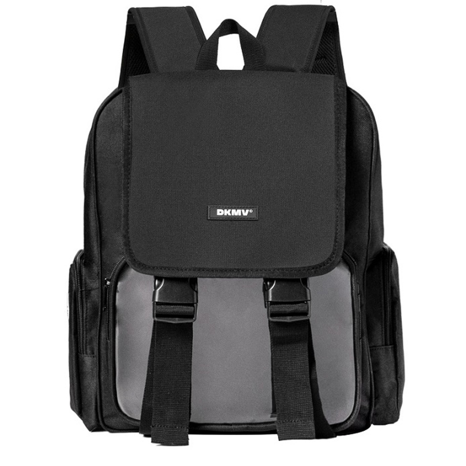 Balo Local Brand đi học màu đen DKMV Highlight Backpack - FULL BLACK K-P19