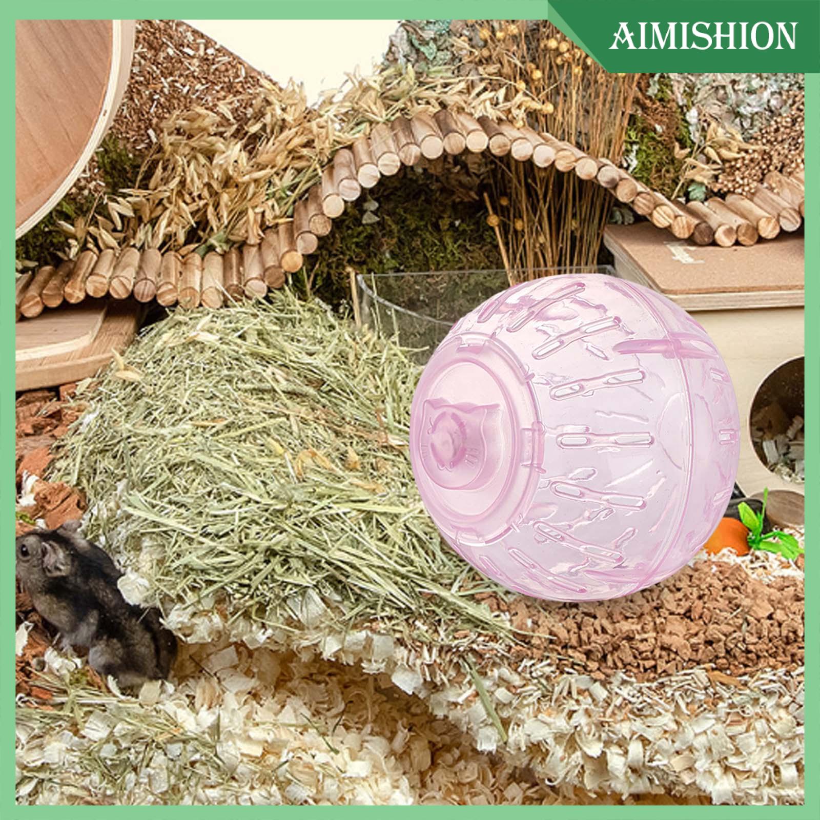 Aimishion Running Wheel Gerbil Hamster Jogging Fitness Ball Cage Toy for