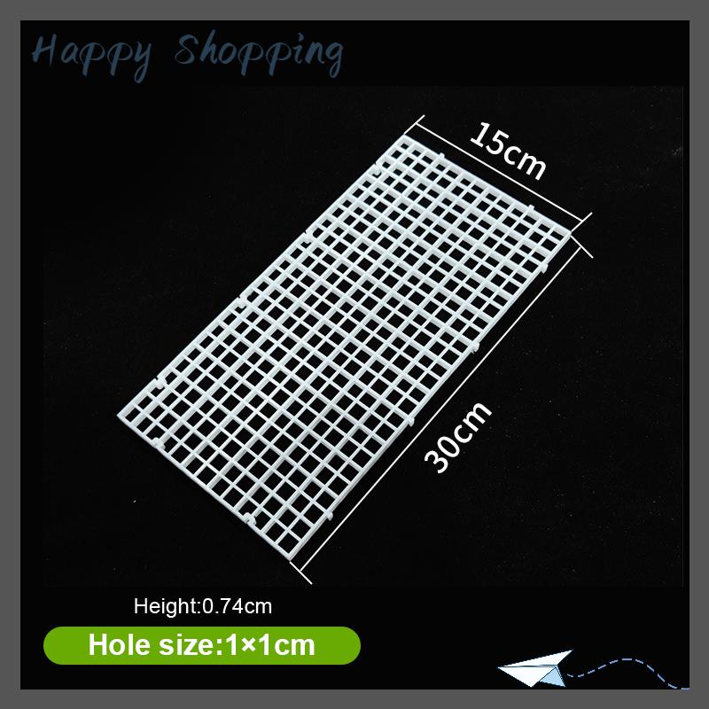[THS Store] COD Có thể tháo rời spliceable Fish Tank cô lập tấm trên bìa Net dưới bộ lọc khung lưới dưới tấm lọc chia tấm - 6