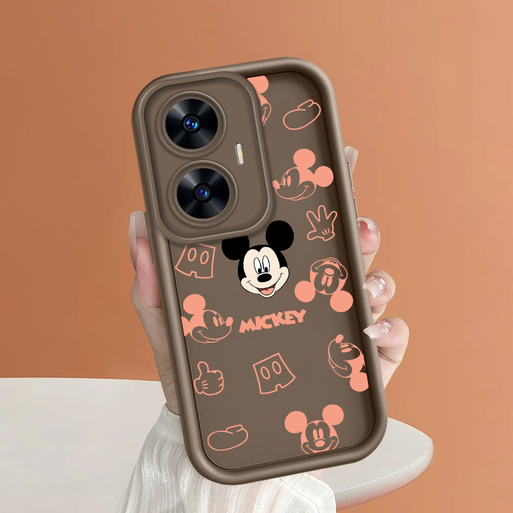Ốp điện thoại cho Realme C30 Realme C31 Realme C33 Realme C35 Realme C53 Realme C55 mềm ban đầu Thang vuông Ốp điện thoại silicon Ốp điện thoại bọc hoàn toàn