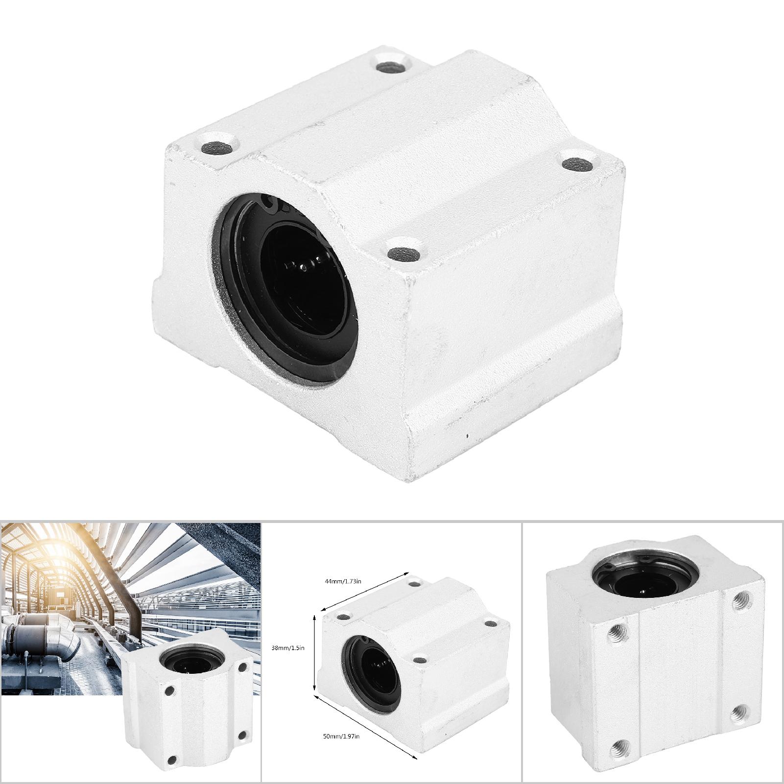 2Pcs ổ bi tuyến tính Khối Đóng Sc16uu Đóng ổ bi tuyến tính Khối Cho Máy Móc Xây Dựng Im Lặng Độ Chính Xác Cao Thiết Bị Hợp Kim Nhôm Truyền