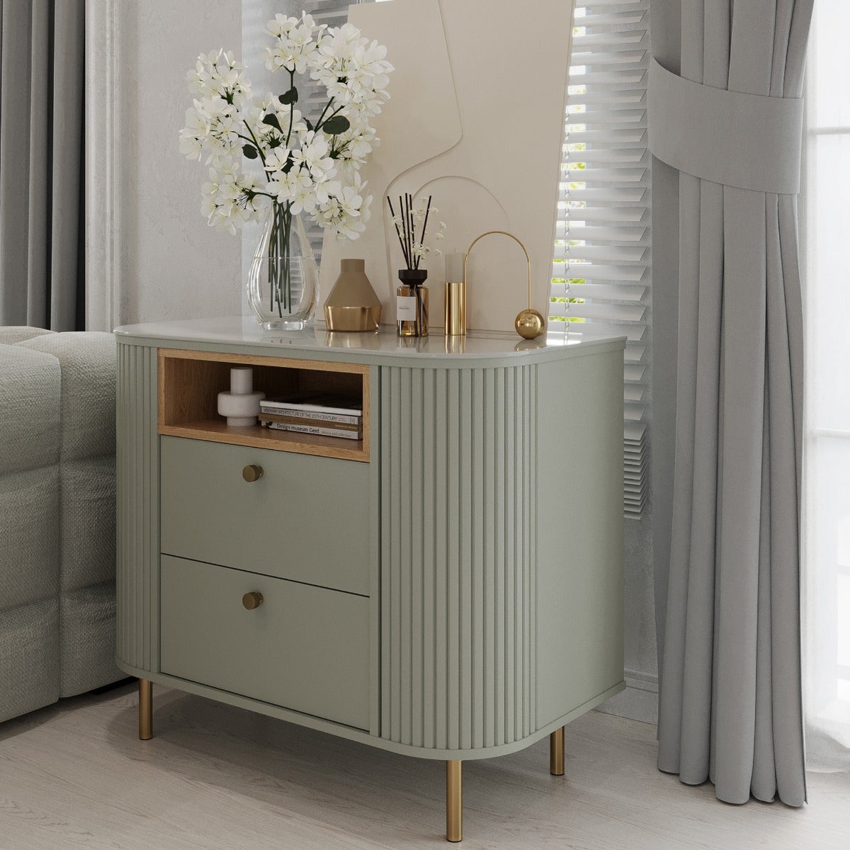 SB Design Square SB CASA ตู้เตี้ยลิ้นชัก ขนาด 90 ซม. รุ่น Soul (W90xD49.7xH78.4 ซม) ราคา 19,975 บาท*ส่งฟรี