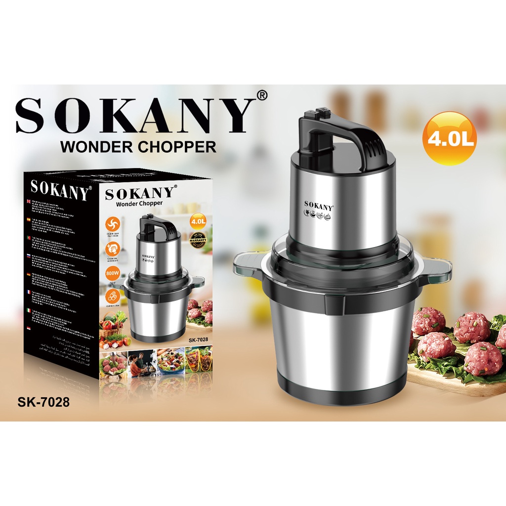 Máy Xay Thịt SOKANY 7028 Công Suất 800w