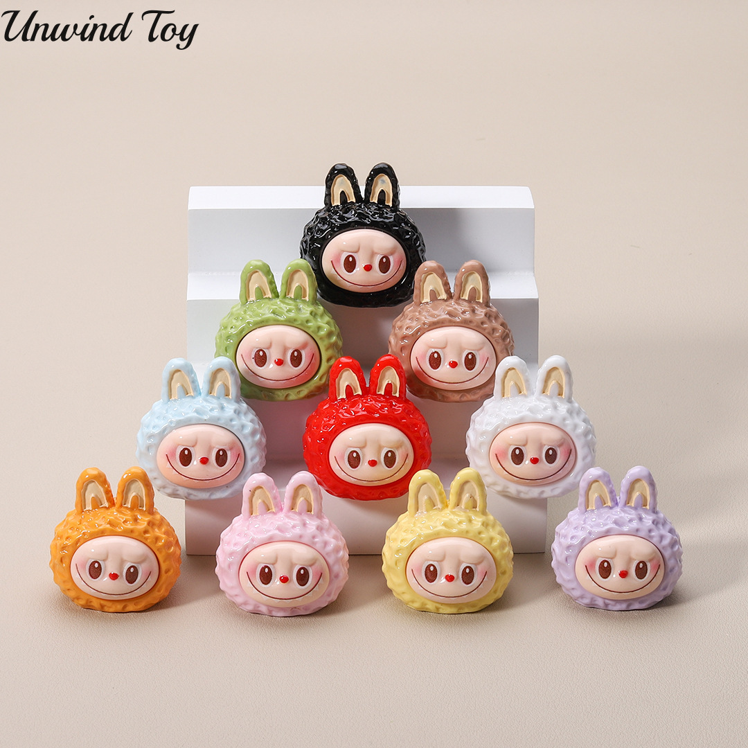 Unwind Labubu cute trendy toy diy keychain bracelet jewelry ornaments